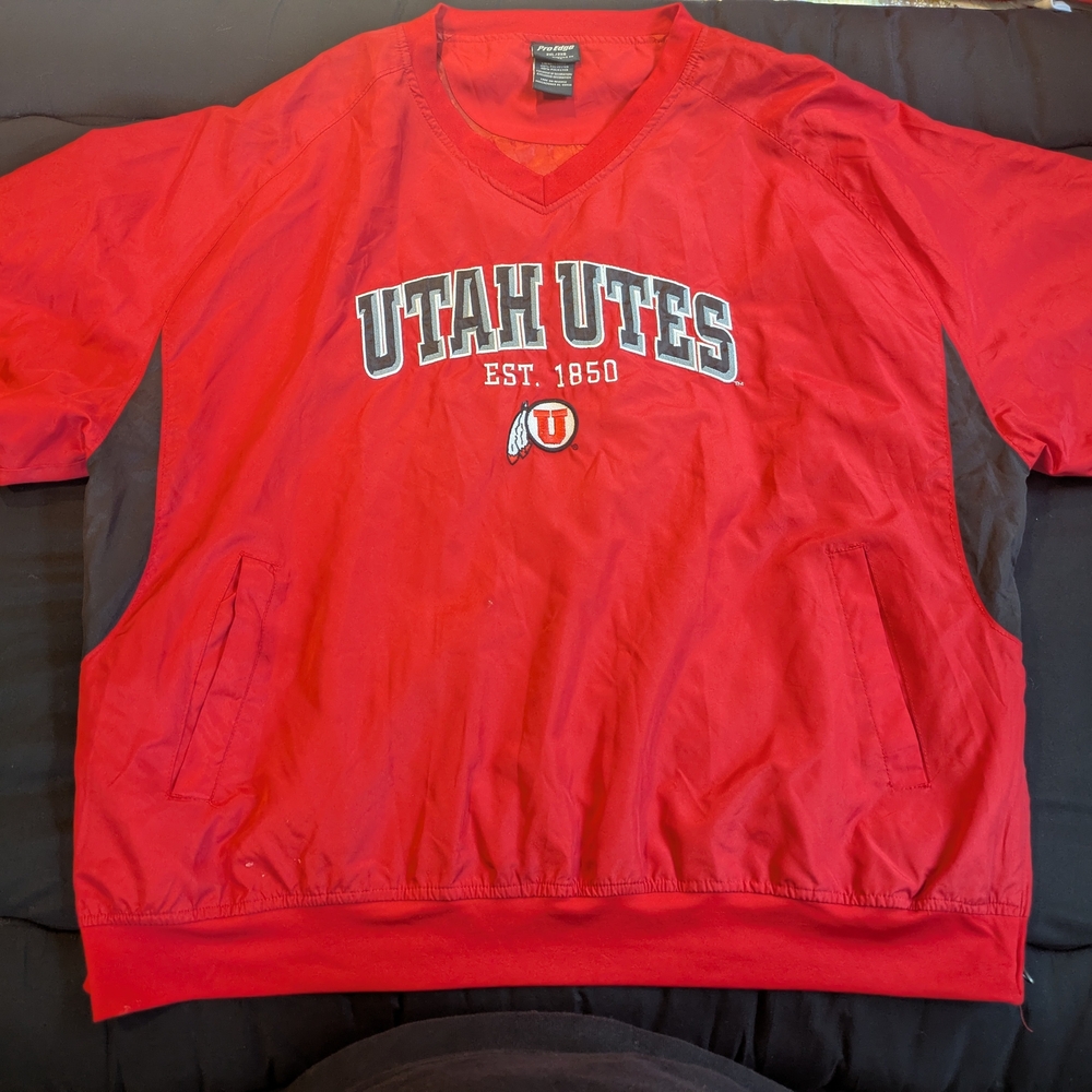 Pro Edge Red Windbreaker Jacket